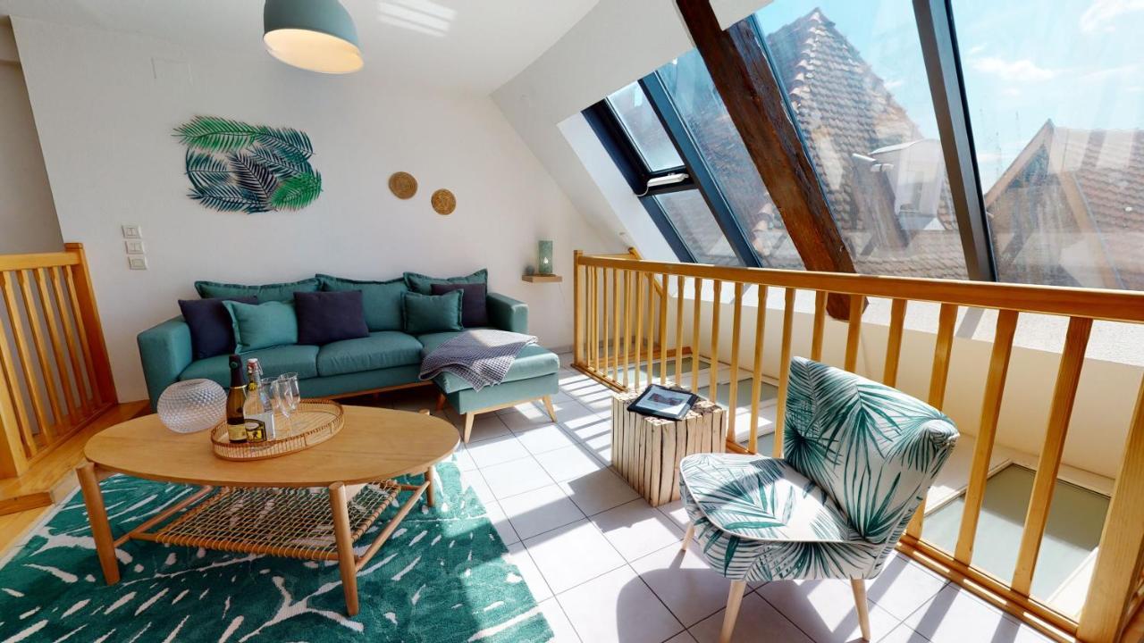 콜마 Duplex Des Dominicains - 1 Parking Gratuit - Hypercentre 6 Personnes 아파트 외부 사진