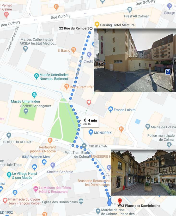 콜마 Duplex Des Dominicains - 1 Parking Gratuit - Hypercentre 6 Personnes 아파트 외부 사진